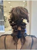 お呼ばれヘアセット
