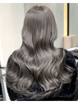 ロンドエニカ 大宮(Lond enika)&nbsp;イメチェン外ハネボブ美髪ワイドバングミディアムレイヤーカット