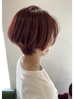 ルーチェココ ブラン(Lu'ce coco blanc)&nbsp;ルビーカラー×ショートボブ