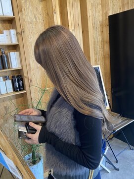 アフターニュース 新潟(afternews) ミルクティーベージュ/ダブルカラー/ケアブリーチ/髪質改善/駅南