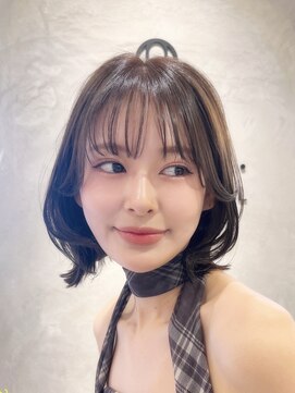 アマニ ヘアー ホスピタル(AMANI. HAIR HOSPITAL) AMANI レイヤー外ハネボブ美肌カラー