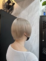 ヴァイス 渋谷店(VAICE)&nbsp;ホワイトベージュ/ケアブリーチ/ショート