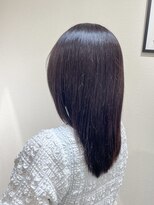 ヘアー ホスピタル ソアン(hair hospital soan) ヴァイオレットカラー×ストレート