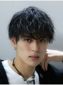 メンズパーマ　メンズショート