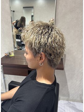 クール 大和八木駅前店(Coeur) 大和八木橿原メンズサロンスパイキーショートピンパーマ