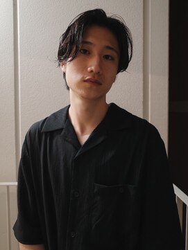 ヨー(Yoh-) 【かきあげヘア/星亘祐】センターパート/ニュアンスパーマ