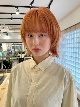 ファイブシーン アオヤマ(5SCENE AOYAMA) カットウルフカットマッシュウルフ20代30代40代小顔クラゲヘア
