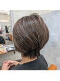 白髪ぼかし／ハイライト/ベージュ系/Miku