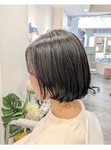 黒髪×ミニボブ