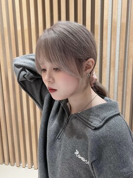 ロンド アンブル 四条烏丸(Lond ambre) 顔まわり/ミルクティー/ハイトーン/レイヤー