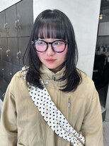 ヘアー アイス ルーチェ(HAIR ICI LUCE)&nbsp;ミディアムレイヤー/ハッシュカット/レイヤーカット/太田