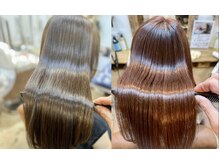 全メニューが【髪質改善】に特化しているのはクオリアだけ！こだわり抜いた施術工程にその秘密があります☆