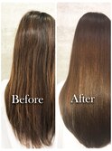 自然なストレートヘアを叶える、プレミアム髪質改善縮毛矯正