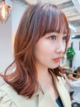 ロウバイレボ 柏(lou by revo) ミディアム/韓国風/レイヤーカット/顔回りカット/柏駅
