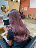 チャプター 問屋町(chapter)&nbsp;韓国ヘアピンクカラー髪質改善トリートメントケアブリーチロング