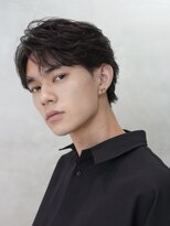 バイフィフス 原宿/表参道(by fifth) フェザーパーマニュアンスパーマ大人メンズカットセンターパート