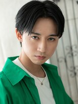 モッズヘア メン 上尾東口店(mod's hair men) 20代30代アップバング大人ブラック清潔感フェザーマッシュI上尾