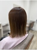 切りっぱなしボブ