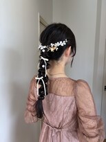 サラ 新宮店(SARA) 【新宮 古賀 東区】結婚式お呼ばれヘア/編み下ろしヘア