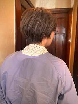 フランジェッタヘアー(Frangetta hair) 白髪ぼかしベージュ☆担当川合