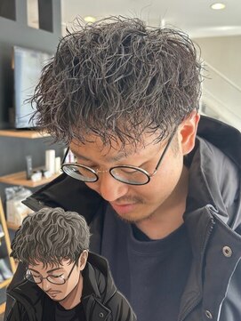 オム グランド(HOMME GRAND) ショートスパイラルパーマ