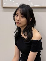 アビー(ABBEY) 韓国風レイヤー×シースルーバング ミディアム