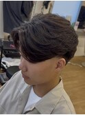 毛流れ縮毛矯正フェザー