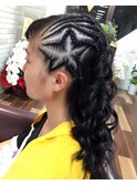 星☆コーンロウ