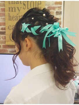 レイジースワン リボンヘアセット