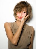 スモーキーベージュで大人ショート☆