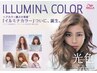 イルミナカラー全体染め(綺麗なアッシ色に)6000円明るい髪色の方におすすめ