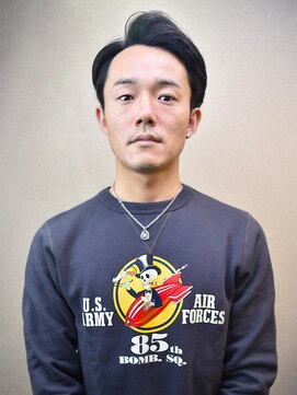 ヘアスタジオヘーフリヒ(HAIR STUDIO HoFLICH) ☆7:3/かきあげ系/男らしい髪型/30代髪型男☆