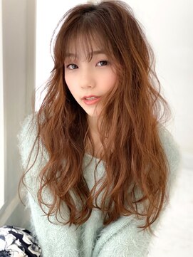 アグ ヘアー リノ 福岡天神店(Agu hair reno) 《Agu hair》色っぽゆるふわニュアンスウェーブ