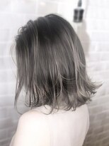 オーブ ヘアー アムール 学芸大学店(AUBE HAIR amour) 【AUBE HAIR】外国人風カラー_外ハネボブ