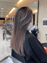 プライズ 池袋店(prize) バレイヤージュホワイトモーヴホワイトピンクブリーチ池袋2234