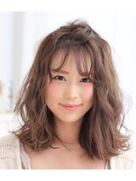 ヘアーズ ベリー 日本橋店(hairs BERRY)&nbsp;BERRY＿カーキアッシュ＿テラコッタ＿アップバング_20代30代40代