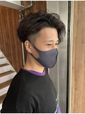 MEN'S HAIR ツイスパ×刈り上げ×マンバン