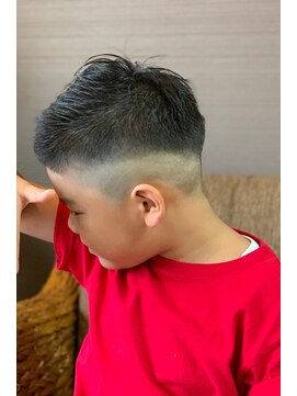 ヘアーサロン プアメリア(Puamelia) おしゃれキッズカット黒髪暗髪スキンフェード