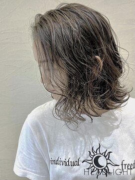 ソーエン バイ ヘッドライト 吉祥寺店(soen by HEADLIGHT) ミディアム×グレージュハイライト_851L1431