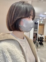 ビュー フクオカ(VIEW FUKUOKA)&nbsp;モードに大人可愛いダークアッシュイメチェンボブ