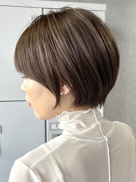 プルーヴ 秋葉原(prove) 30代40代大人女性/前髪なしショートボブ/ショートヘア/髪質改善