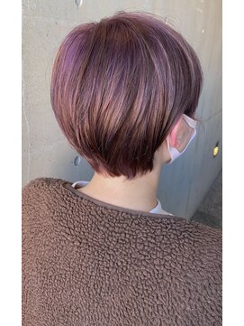 オーク ナチュリ(OAK×NACHUL) パープルカラー×すっきりショート