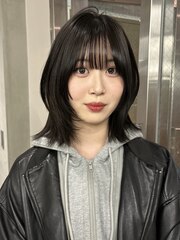 ザクザクレイヤーカット巻き方簡単ロング韓国アイドル表参道渋谷