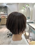 大人ショートボブ