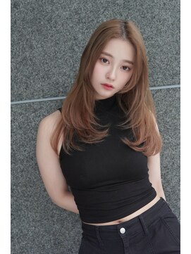 アンジェリカラボ 梅田店(ANGELICA LABO) ローレイヤー×顔まわり×ワンカール×韓国ヘア【川又】