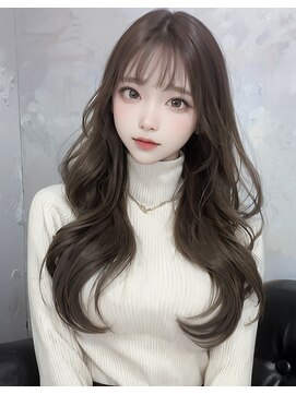 オリジンズヘアーセカンド 守谷店(Origins hair 2nd) カーキ系グレージュカラー×BYKARTE TR