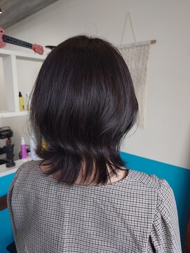キキヘアメイク(kiki hair make) 暗めグレージュ×ナチュラルウルフ