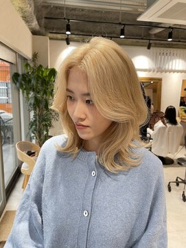 アドア 横浜(ADORE) 【ADORE横浜】ブロンド風ハニーベージュ♪