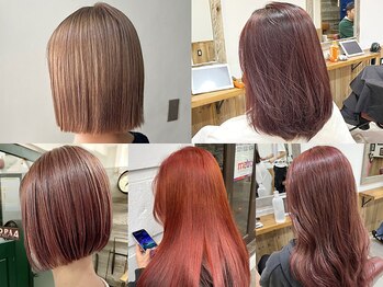 NORM 横浜 ダブルカラー/ケアブリーチ/白髪ぼかし/インナーカラー/髪質改善