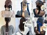 【土日祝9～14】色が選べる☆ベロアリボン＋ヘアセット　￥5500→4500
